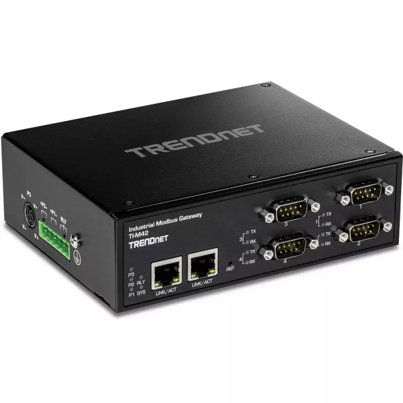 Tinklų sietuvas / valdiklis Trendnet TI-M42 10/100 Mbit/s Juodas IP30