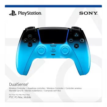 Žaidimų pultas Sony DualSense, skirtas PlayStation 5, Bluetooth/USB, juoda/mėlyna, USB-C, maitinamas baterijomis