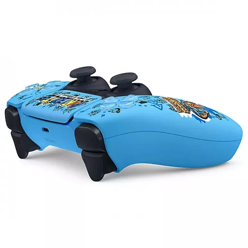 Žaidimų pultelis Sony DualSense belaidis PlayStation 5 valdiklis — modelis 9593973, mėlynas, Fortnite tema, Bluetooth/USB, maitinamas baterijomis