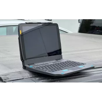 Gamber-Johnson 7160-1789-01 mobiliojo įrenginio klaviatūra juoda Pogo Pin QWERTY JK anglų k.