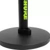 Stalinis mikrofono stovas Shure SH-DESKTOP1, apvalus metalinis pagrindas, 3/8 colio sriegis, aukštis 26,7–40,6 cm, juodas
