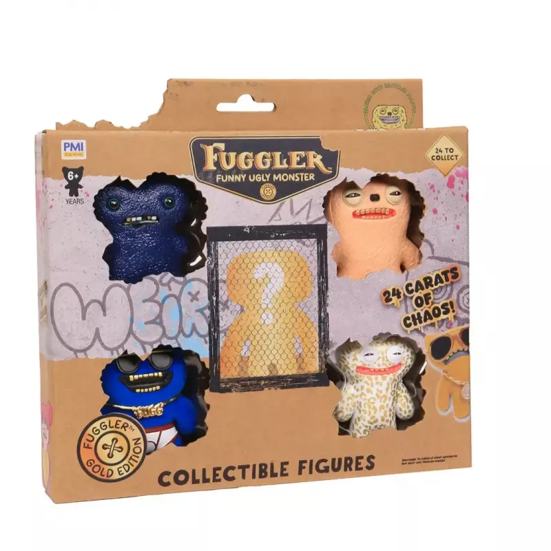 Veiksmo figūrėlės p.m.i kids world FUGGLER S3 Gold Edition 5 vnt. rinkinys prabangioje dėžutėje (asortimentas)