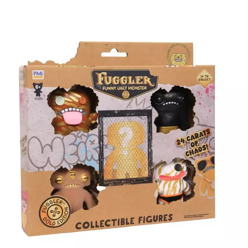 Veiksmo figūrėlės p.m.i kids world FUGGLER S3 Gold Edition 5 vnt. rinkinys prabangioje dėžutėje (asortimentas)