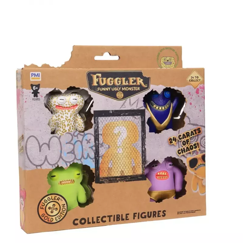 Veiksmo figūrėlės p.m.i kids world FUGGLER S3 Gold Edition 5 vnt. rinkinys prabangioje dėžutėje (asortimentas)