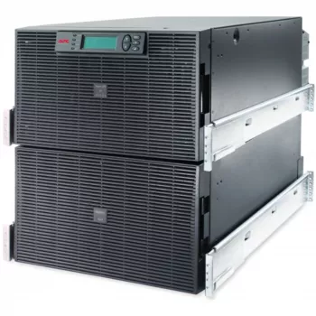 APC Smart-UPS RT 20kVA, 230/400V, LCD, stovo tvirtinimo, 12U, 2x IEC trumpikliai ir 8x IEC 60320 C19 lizdai