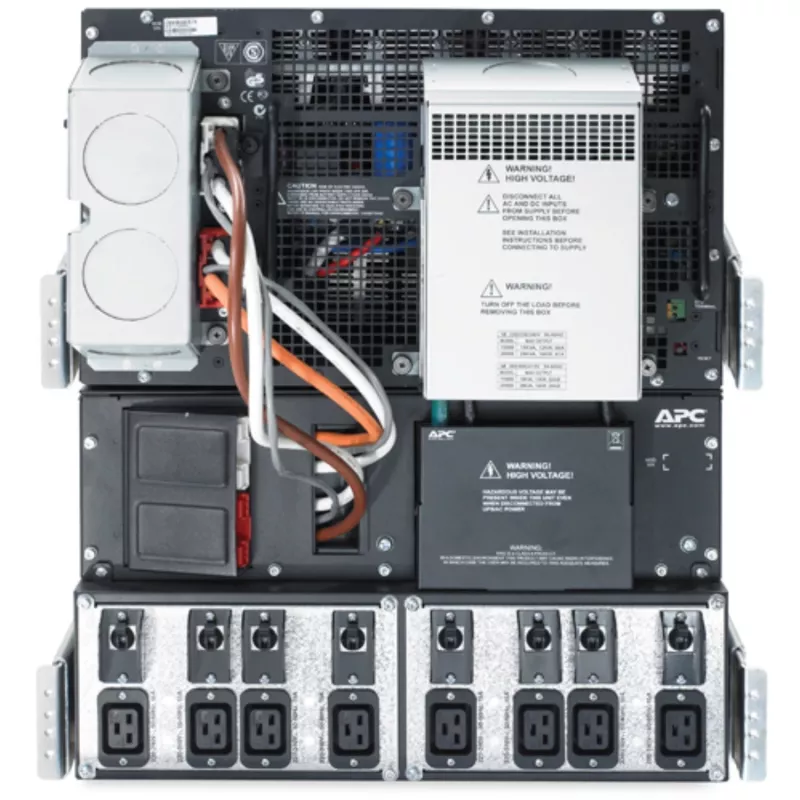 APC Smart-UPS RT 20kVA, 230/400V, LCD, stovo tvirtinimo, 12U, 2x IEC trumpikliai ir 8x IEC 60320 C19 lizdai