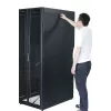APC Easy Rack, 42U, juoda, su stogu, ratukais, kojelėmis, 4 laikikliais ir šoninėmis plokštėmis, be dugno, 1991A x 600P x 800G mm