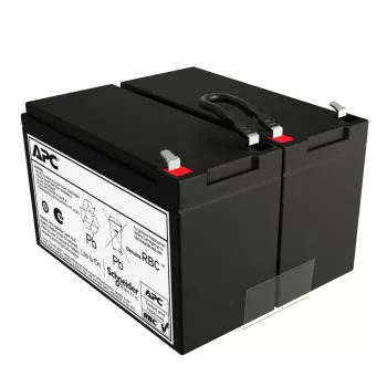 APC akumuliatoriaus keitimo kasetė APCRBCV206 (OEM), 24 V, 7 Ah, juoda, 4,09 kg, 130 mm, 122 mm