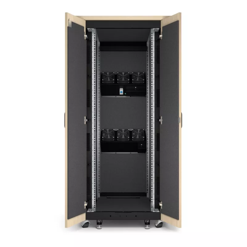APC NetShelter garso izoliacija, 32U, serverių spintos korpusas, 230V, klevo spalva