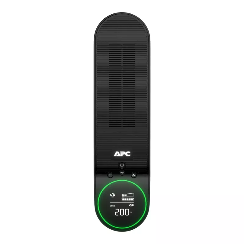 APC Back-UPS Pro žaidimams, 2200VA/1320W, bokštinis, 230V, 2x UK ir 2x IEC C13 lizdai, RGB lemputės, gryna sinusinė banga, Midnight (juoda)