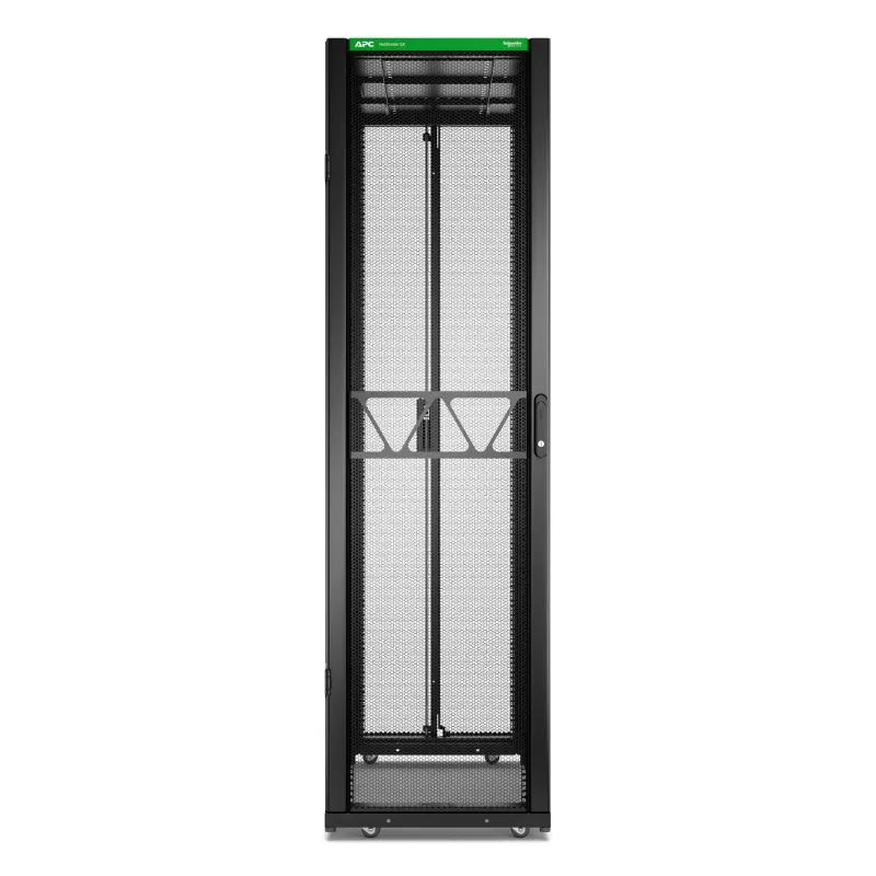 APC NetShelter SX Serverio spinta Gen 2, 45U, 2124H x 600W x 1200D mm, su šonais, juoda