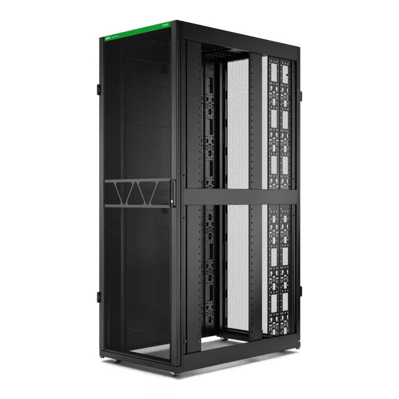 APC NetShelter SX Server Rack Gen 2, 45U, 2124H x 750W x 1200D mm, su šonais, juoda