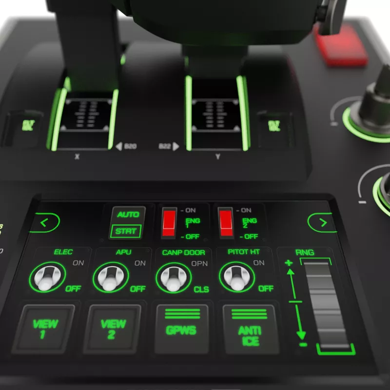 Flightstick Turtle Beach VelocityOne Juoda USB Analogue Digital PC