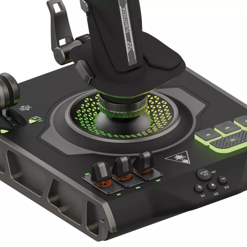 Flightstick Turtle Beach VelocityOne Juoda USB Analogue Digital PC