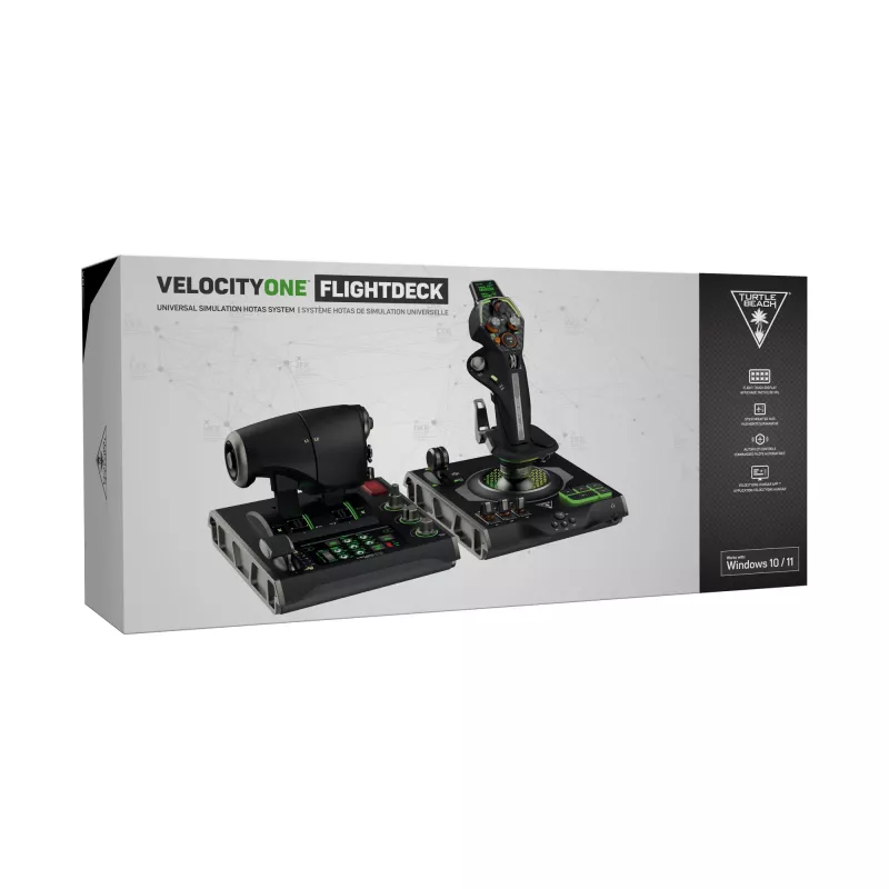 Flightstick Turtle Beach VelocityOne Juoda USB Analogue Digital PC