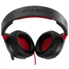Over-ear stereo žaidimų ausinės Turtle Recon 70 — juodos, laidinės stereo, vienos ausinės kaušelio valdikliai