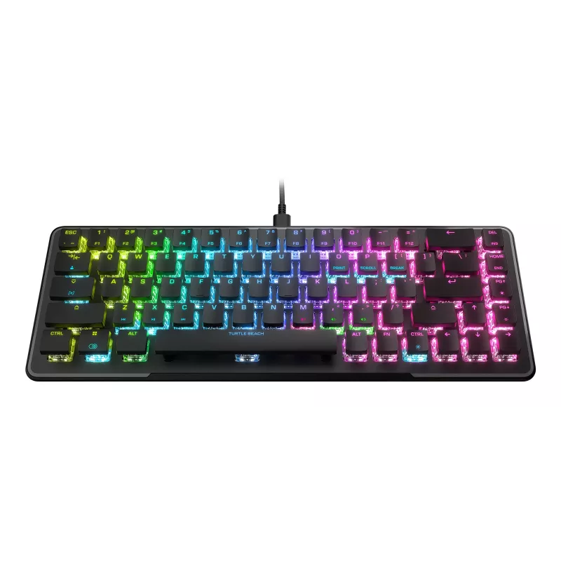 Turtle Beach Vulcan II Mini klaviatūra Žaidimams USB QWERTY Vokiečių Juoda