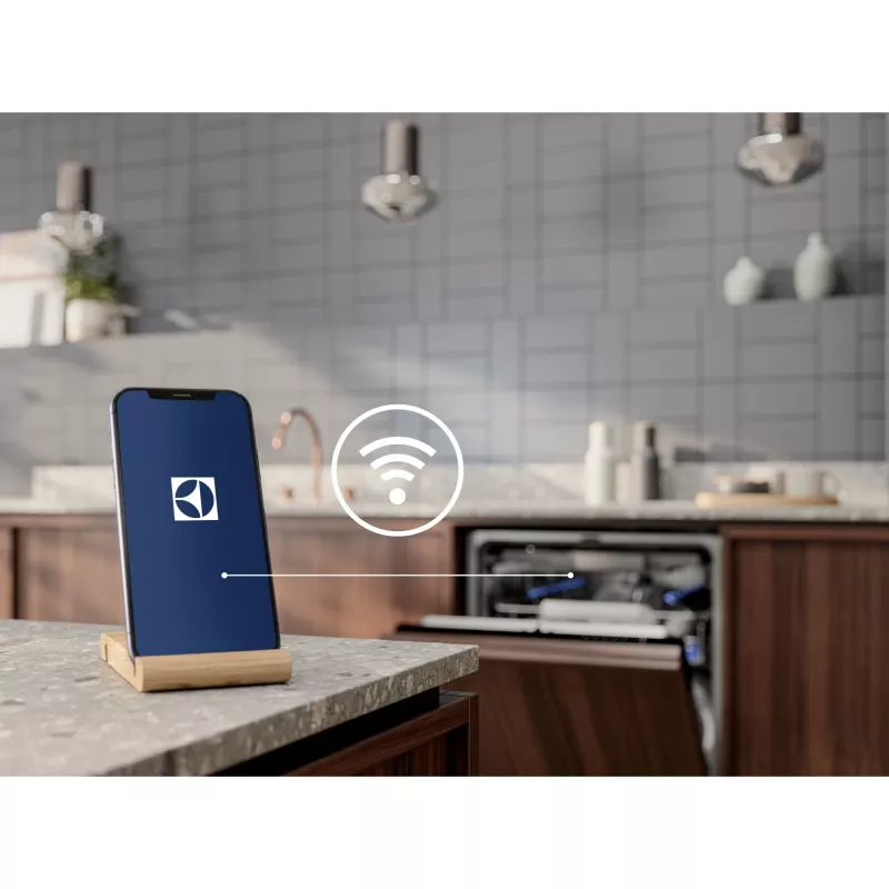 Įmontuojama indaplovė Electrolux EEM69410W — 15 vietų, 42 dB, pilno dydžio 60 cm, AirDry
