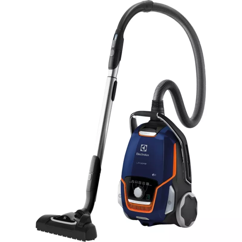 Drum vacuum Electrolux EUOC94DB, sausas valymas, 5 L dulkių maišelis, 850 W, 12 m spindulys, alergijos filtras, juodas