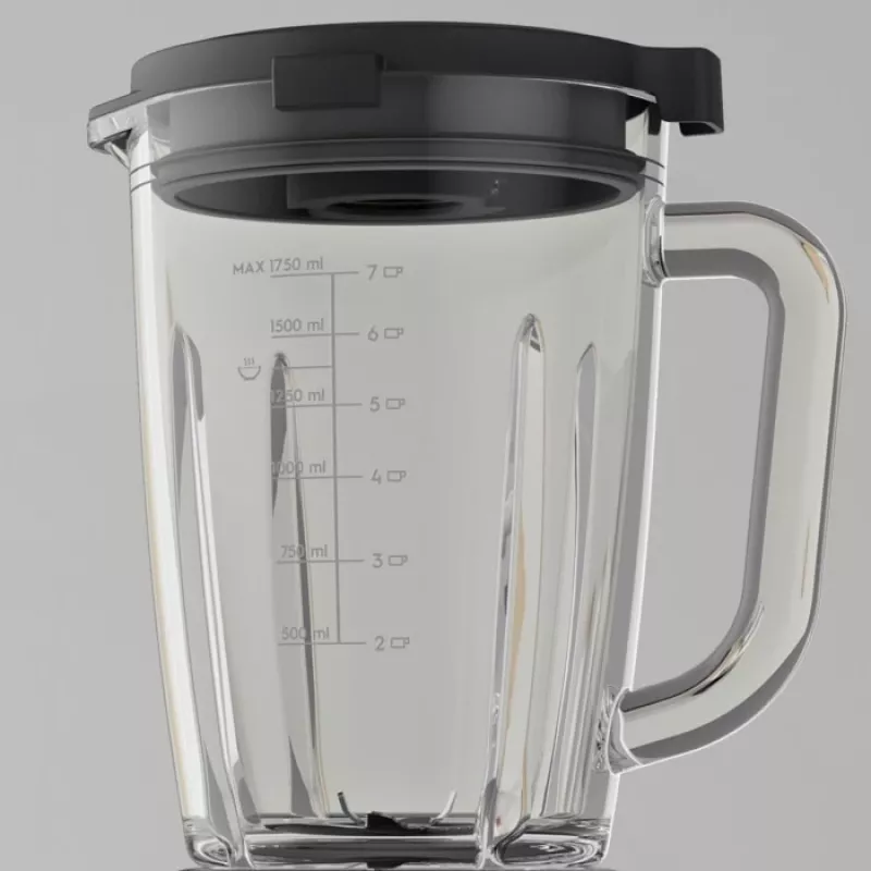 Stalinis trintuvas Electrolux E6TB1-6ST — 1,75 l dubuo, 1400 W, sukamoji valdymo rankenėlė, juoda / nerūdijantis plienas / permatomas