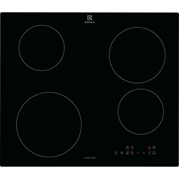 Electrolux Serie 300 LIB60424CK Juoda įmontuojama 60 cm zoninė indukcinė kaitlentė 4 zonos (-ų)