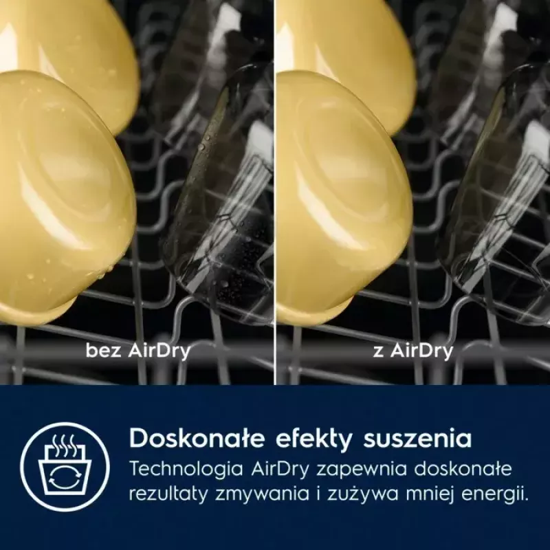 Integruojama indaplovė Electrolux EEA43211L — plona 45 cm, 13 komplektų, 47 dB, AirDry