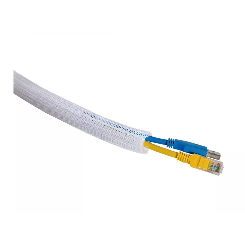 Kabelių rankovė Multibrackets M Universal kabelis Sock Self Wrap Basic 19mm Balta 50m