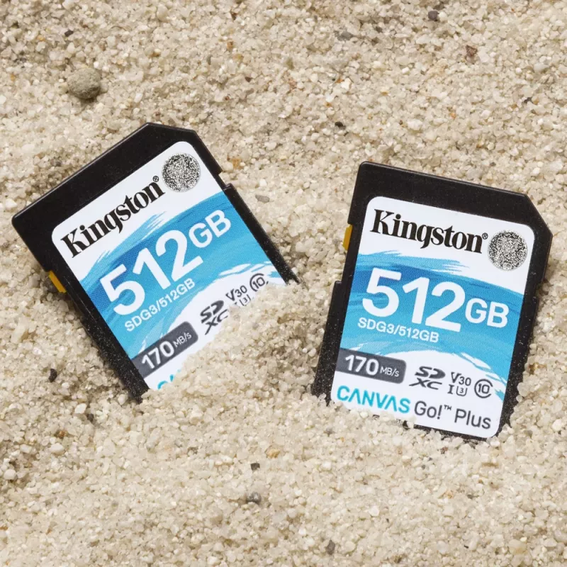 Kingston Technology Canvas Go! Plus 512GB SDXC Canvas Go Plus 170R C10 UHS-I U3 V30