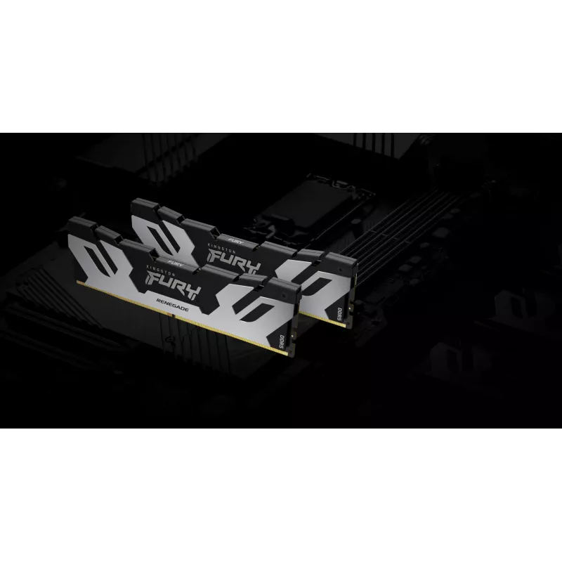 Kingston Technology FURY 48GB 8400MT/s DDR5 CL40 CUDIMM (2 vnt. rinkinys) Renegade Sidabrinė XMP