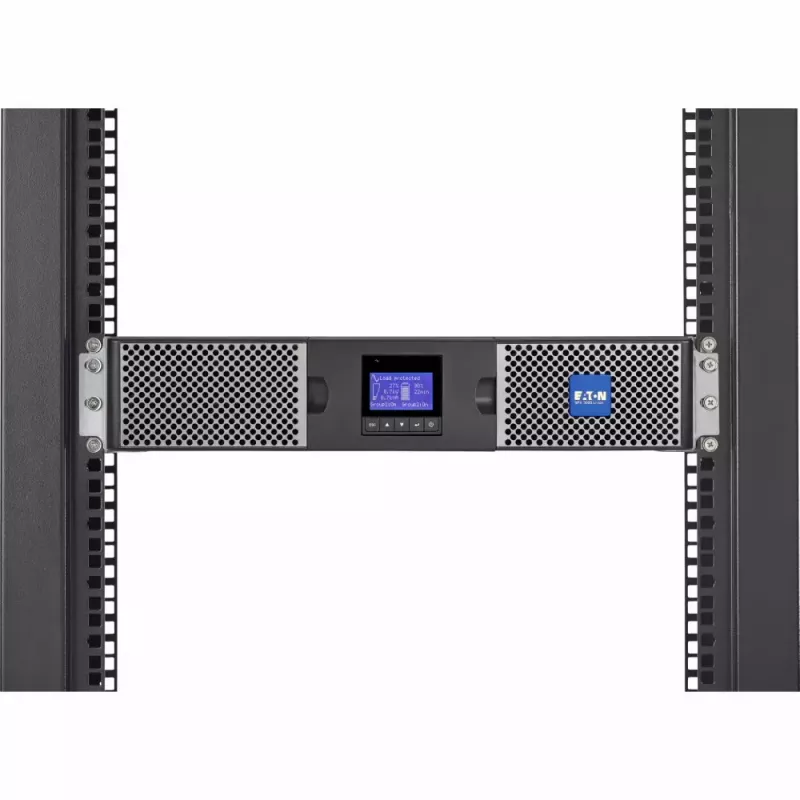Eaton 9PX 3000i RT2U Li-Ion UPS dvigubos konversijos 3 kVA 2400 W 10 kintamosios srovės lizdų