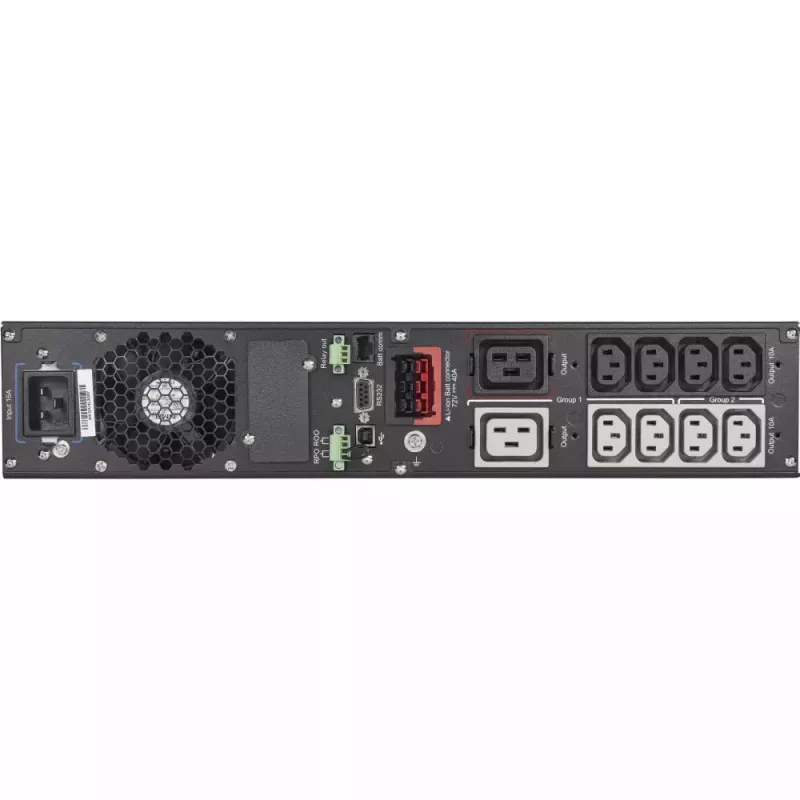 Eaton 9PX 3000i RT2U Li-Ion UPS dvigubos konversijos 3 kVA 2400 W 10 kintamosios srovės lizdų