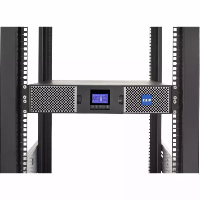 Eaton 9PX 3000i RT2U Li-Ion UPS dvigubos konversijos 3 kVA 2400 W 10 kintamosios srovės lizdų