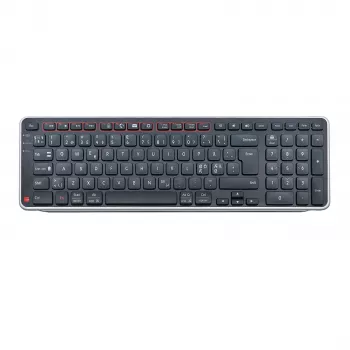 Contour Design Balance klaviatūra, pilno dydžio (100%), belaidė, RF belaidė + USB, žirkliniai klavišai, QWERTY, juoda