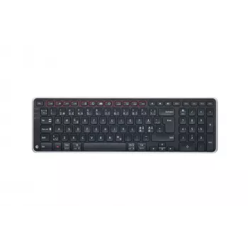 Contour Design Balance klaviatūra, pilno dydžio (100%), belaidė, RF belaidė + USB, žirkliniai klavišai, QWERTY, juoda