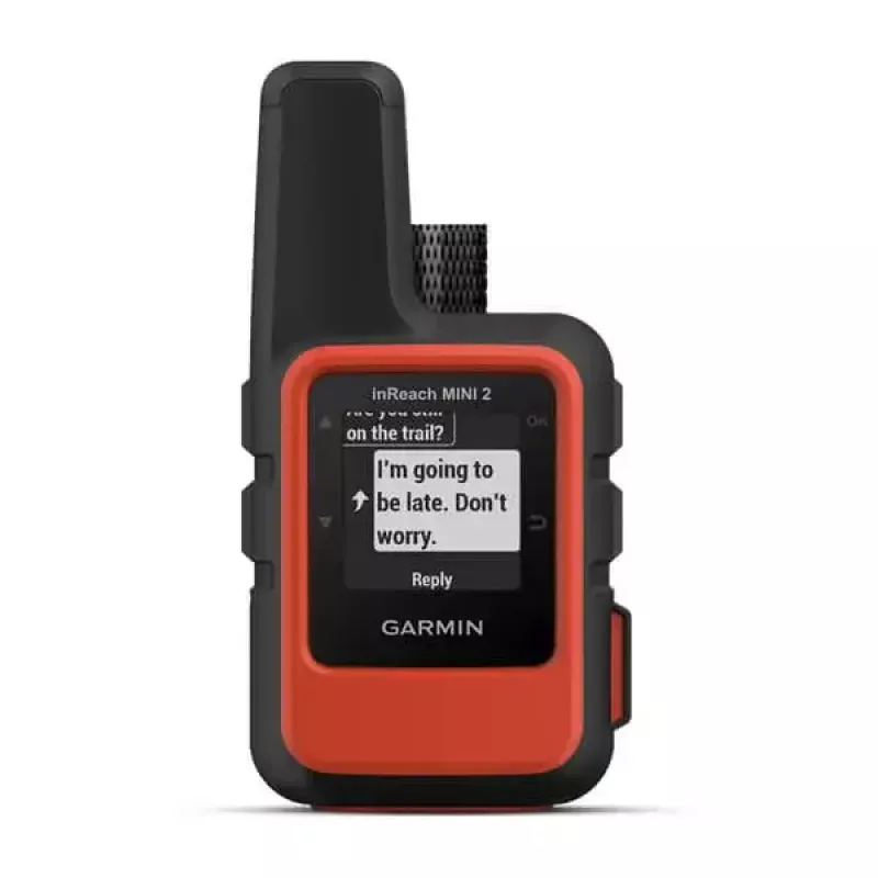 Garmin inReach Mini 2 asmeninis, juodas raudonas, IPX7, 336 val. baterijos veikimo laikas