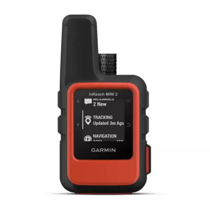 Garmin inReach Mini 2 asmeninis, juodas raudonas, IPX7, 336 val. baterijos veikimo laikas