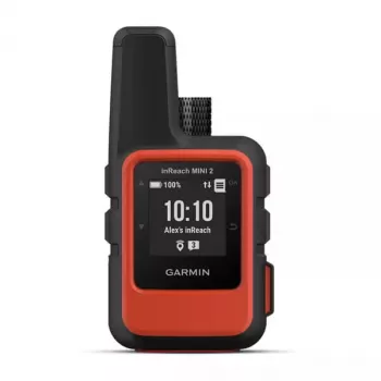 Garmin inReach Mini 2 asmeninis, juodas raudonas, IPX7, 336 val. baterijos veikimo laikas