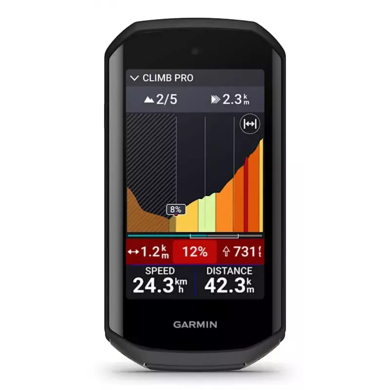 Belaidis dviračio kompiuteris GARMIN Edge 1050 8,89 cm (3,5 col.) LCD, 64 GB, GPS/GLONASS/Galileo, IPX7, 60 val.