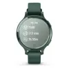 Išmanusis laikrodis GARMIN Lily 2 Active Green — 38 mm aliuminio korpusas, silikoninis dirželis, GPS, SpO2, 5 ATM, baterija 9 dienos