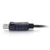 C2G USB-C į DisplayPort adapterio kabelis 4K 30Hz 1,8 m juodas