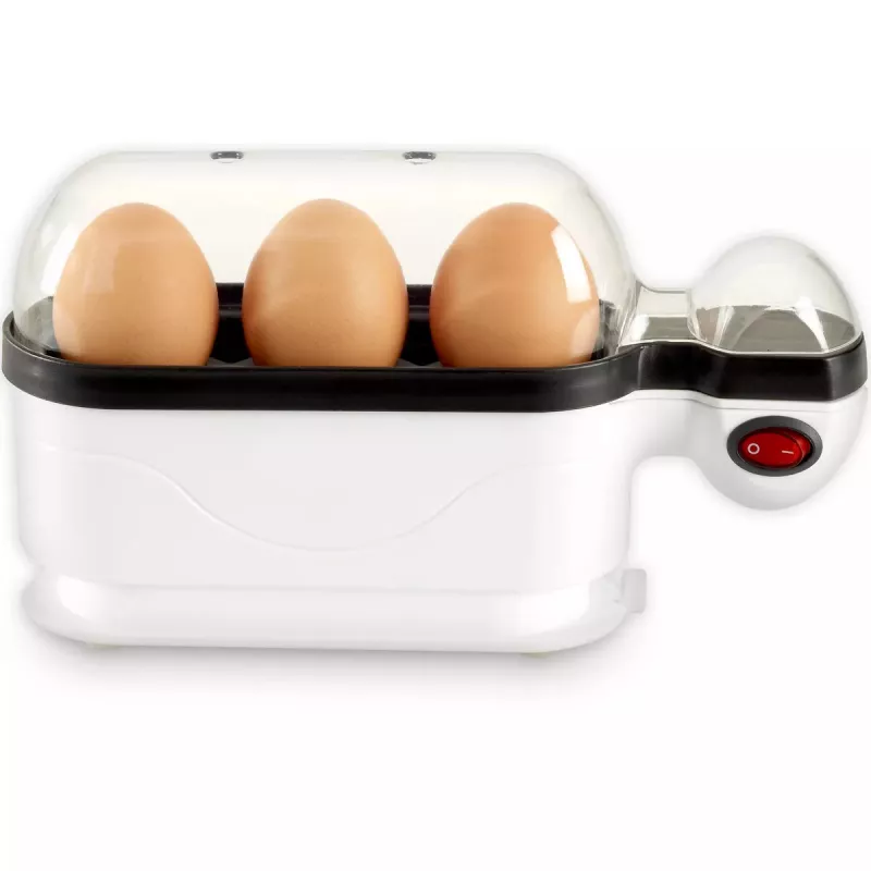 Kiaušinių viryklė Trisa Eggolino 3 kiaušiniams 380 W juoda balta