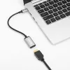 Manhattan USB-C į HDMI kabelis, 4K@60Hz, 5 Gbps (USB 3.2 Gen1 kitaip USB 3.0), 15 cm, juodas, vyriškas į moterišką, trejų metų garantija
