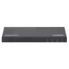 Manhattan 4K 4 prievadų HDMI Multiviewer Switch, jungiklis su keturiais įėjimais viename ekrane, 4K@30Hz, keli peržiūros variantai, įskaitant vaizdas vaizde ir dvigubą/keturgubą ekraną, mygtuko arba nuotolinio valdymo pulto valdymas, 3,5 mm ir Toslink garsas, juoda, 3 metų garantija