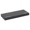 Manhattan 4K 4 prievadų HDMI Multiviewer Switch, jungiklis su keturiais įėjimais viename ekrane, 4K@30Hz, keli peržiūros variantai, įskaitant vaizdas vaizde ir dvigubą/keturgubą ekraną, mygtuko arba nuotolinio valdymo pulto valdymas, 3,5 mm ir Toslink garsas, juoda, 3 metų garantija