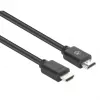 Manhattan HDMI 4K@60Hz laidas su Ethernet, 10 m, tinkamas VISOMS 4K ir 1080p/HD reikmėms – atnaujinant dabar arba turėkite paruoštą, kai prireiks, kištukas–kištukas, juodas, Ultra HD 4k x 2k, garantija visam laikui, aukščiausios klasės didelės spartos