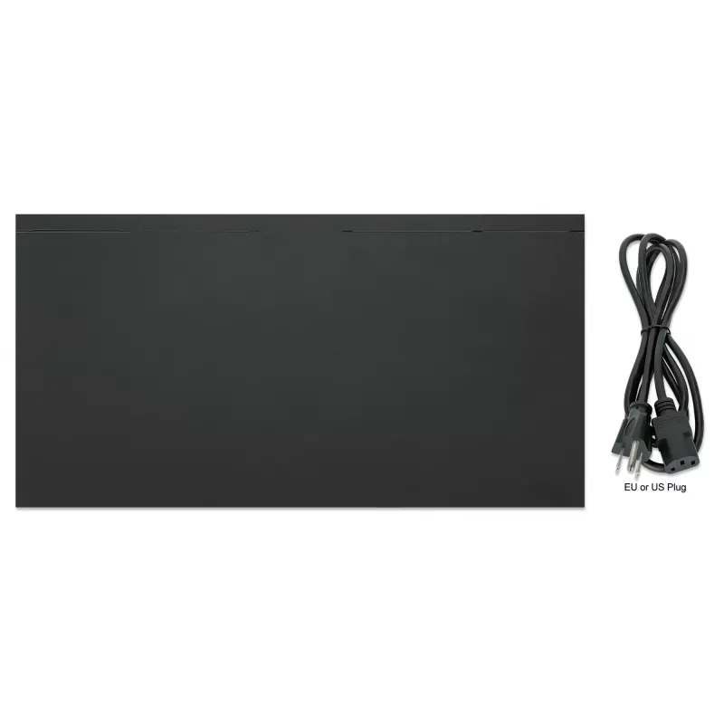 Intellinet 24 prievadų gigabitinio eterneto PoE+ komutatorius su 2 SFP prievadais, atitinkantis IEEE 802.3at/af (PoE+/PoE), PoE galios biudžetas 370 W, du 1G SFP laisvi lizdai, 19 colių stovo montavimas