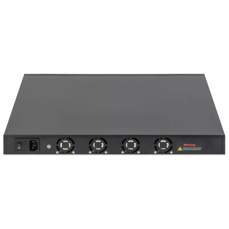 Intellinet 54 prievadų L3 pilnai valdomas PoE+ komutatorius su 48 Gigabit Ethernet prievadais ir 6 SFP+ aukštynkrypčiais