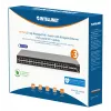 Intellinet 54 prievadų L3 pilnai valdomas PoE+ komutatorius su 48 Gigabit Ethernet prievadais ir 6 SFP+ aukštynkrypčiais