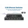 Intellinet 9 prievadų komutatorius 8 x 2.5G Ethernet prievadai ir 1 SFP+ aukštyninė jungtis