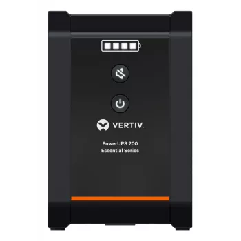 Vertiv PowerUPS 200 Essential PSA6E-600IT-SCH, 600VA/315W, Line-Interactive, 0,6 kVA, 315 W, sinusoidė, 140 V, 290 V